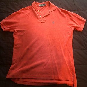 Red Polo Ralph Lauren Collared Shirt